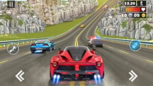 تحميل لعبة Crazy Car Racing Car Games مهكرة اخر اصدار للاندرويد 3